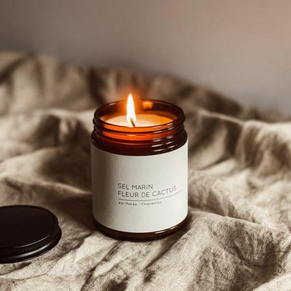 Chandelle de Soya - Sel marin et Fleur de Cactus – Image 2