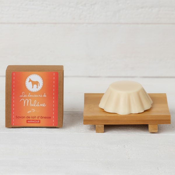 Savon à la mangue au lait d’ânesse