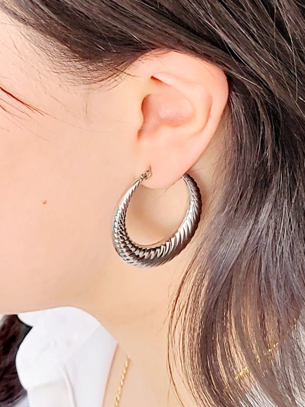 Boucles d'oreilles la Torsadée