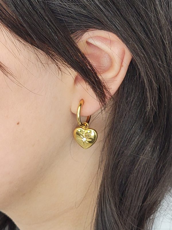 Boucles d'oreilles l'amoureuse Or