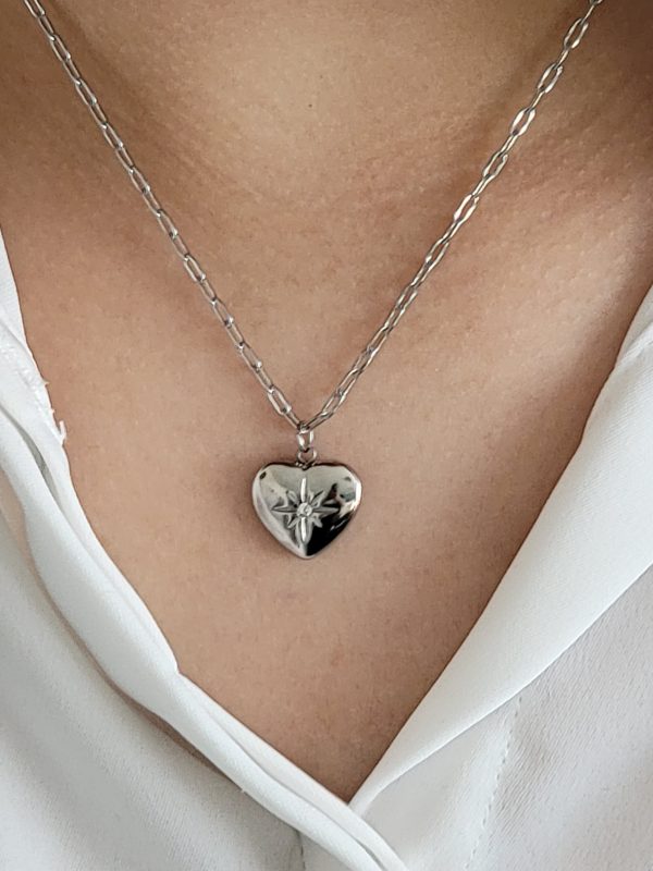 Collier l'amoureuse Argent – Image 2