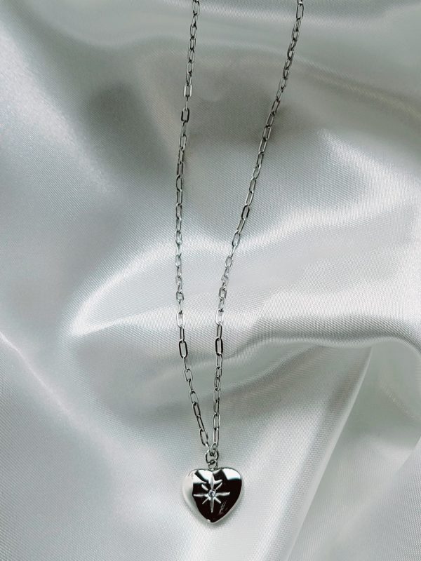 Collier l'amoureuse Argent
