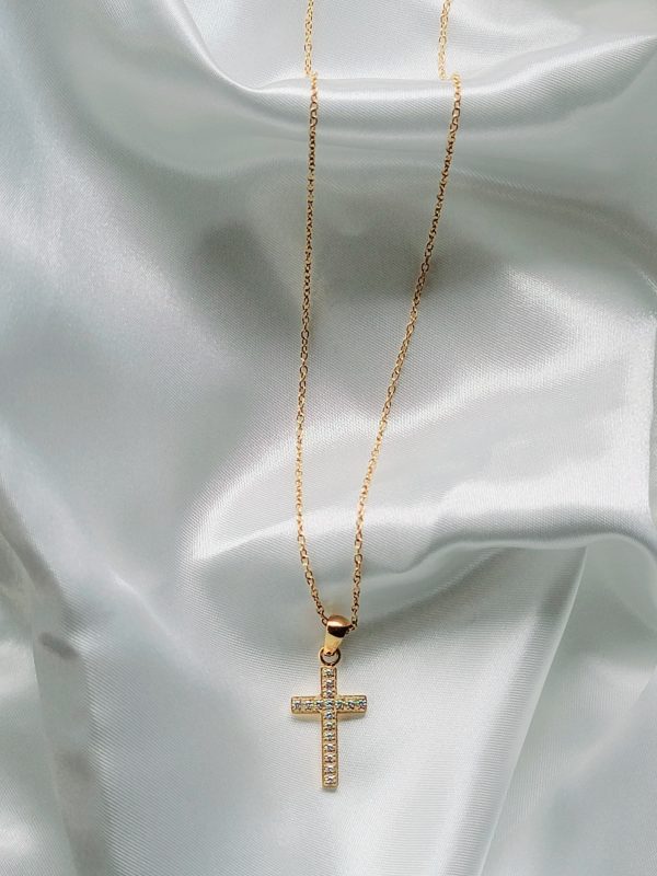 Collier la Croix Or ou Argent – Image 2