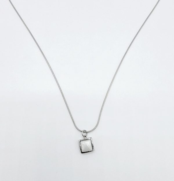 Collier Le cubique Or ou Argent – Image 2