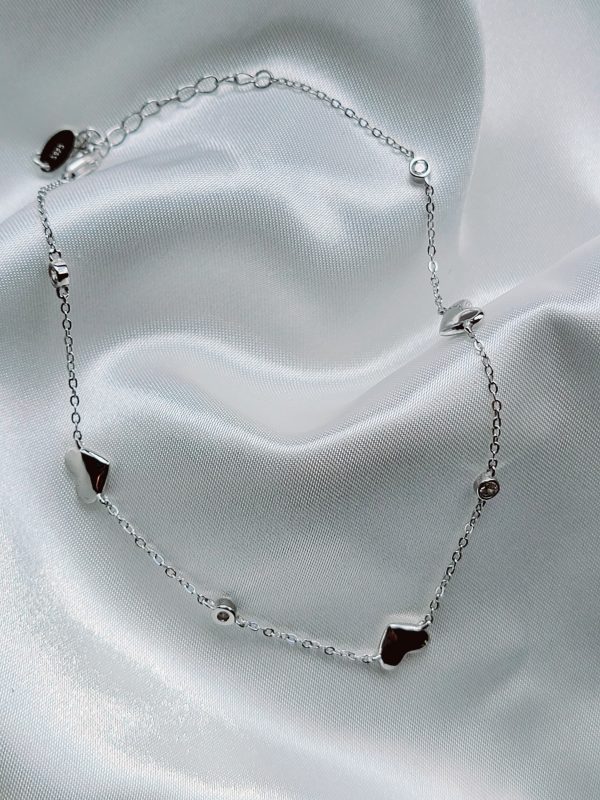 Chaîne de pied La Romantique Argent ou Or