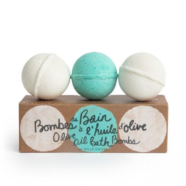 Bombes de bain à l'huiles d'olive