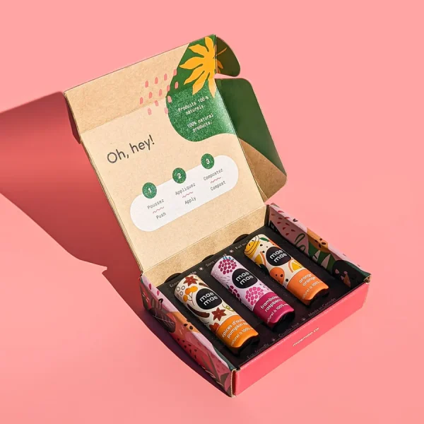 Coffret 3 baumes à lèvres