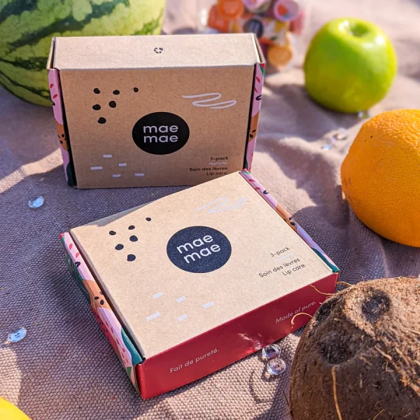 Coffret 3 baumes à lèvres – Image 2