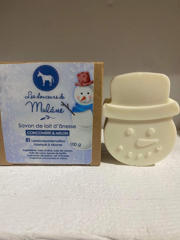 Savon bonhomme de neige