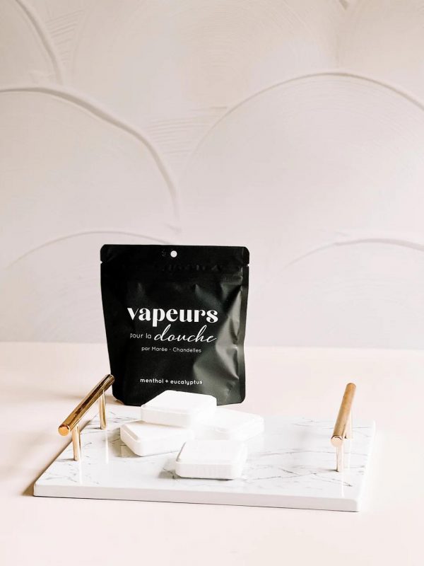 Vapeurs de douche menthe et eucalyptus