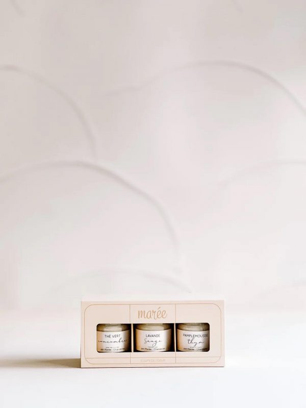 Coffret cadeau trio chandelles coup de coeur – Image 2