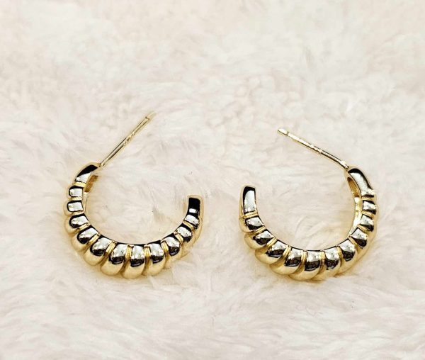 Boucles d'oreilles la petite torsadée