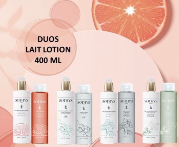 Duos Lait et Lotion Sothys 400ml