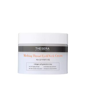 Découvrez Melting Thread Eye & Neck Cream Thesera, un soin ciblé pour raffermir, hydrater et illuminer le contour des yeux et du cou.