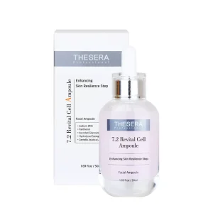 Découvrez 7.2 Revital Cell Ampoule Thesera, un soin intensif qui booste l’éclat, améliore l’élasticité et aide à réduire les signes de fatigue.
